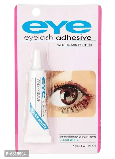 Combo of Clear Tone Waterproof False Eyelashes Makeup Adhesive Eye Lash Glue - (Pack of 3)-thumb4