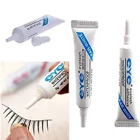 Combo of Clear Tone Waterproof False Eyelashes Makeup Adhesive Eye Lash Glue - (Pack of 4)-thumb2