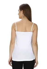 Women's Cotton Camisole Slip Detachable /Removable Straps Strapless Spaghetti Inner Wear Tank Top Combo Camisole-thumb3