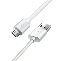 WONDER CHOICE 3 Meter Long 2.4 Amp Micro USB Fast Charging Data and sync Cable for Mobile Phone (White)-thumb1