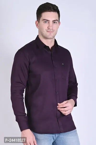 Stylish Cotton Long Sleeves Shirt For Men-thumb0