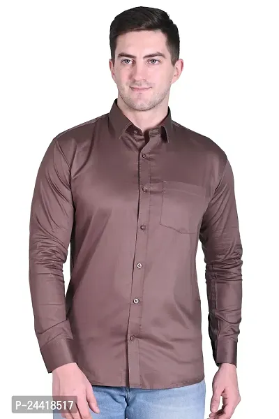 Stylish Cotton Long Sleeves Shirt For Men-thumb0