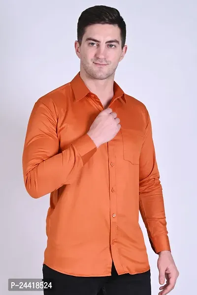 Stylish Cotton Long Sleeves Shirt For Men-thumb0