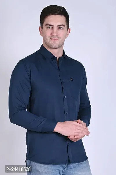 Stylish Cotton Long Sleeves Shirt For Men-thumb0