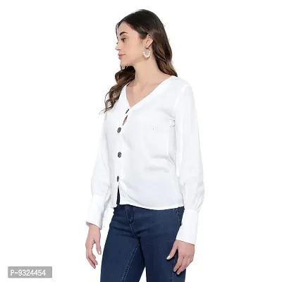 MAYA COLLECTIONS Trendy Women's Rayon Bishop Sleeve Shirt Style Top-thumb4