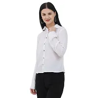 Classic Polyester Solid Shirt for Women-thumb1