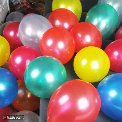 Happy Birthday Balloons For Birthday Party Decoration Multicolor 50 Pieces-thumb0