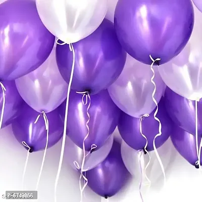 Trendy Metallic Balloons Pack Of 50 Pcs-thumb0