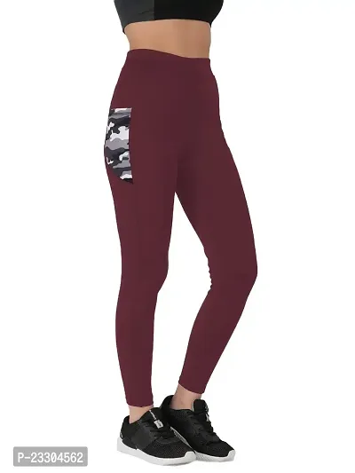 Women Ankle Length Fashion Wear Legging with 2 Pockets- 2pcs Combo