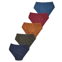 Women's Cotton Solid Panties - Pack of 5-thumb1