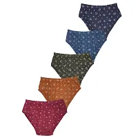 Women Cotton Printed Panties, Pack of 5-thumb1