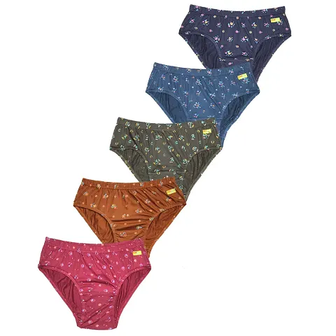 PURE MULTICOLORS PLAIN PANTY/HIPSTER (PACK OF 6PC)