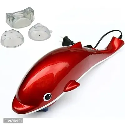 Dolphin USB chargeable dolphin body Massager Big Size Dolphin Fish Handheld Massager Machine with Vibration, Magnetic, Far Infrared Therapy to Aid in Pain and Stress Relief For Men and Women big size-thumb0