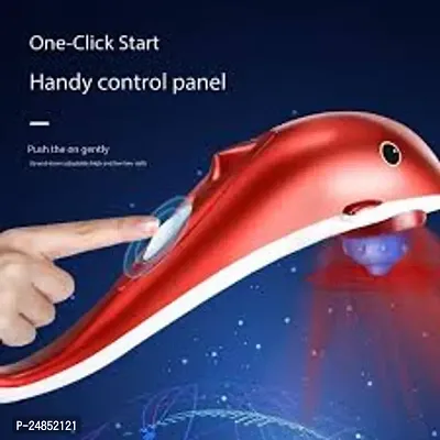 Dolphin USB chargeable dolphin body Massager Big Size Dolphin Fish Handheld Massager Machine with Vibration, Magnetic, Far Infrared Therapy to Aid in Pain and Stress Relief For Men and Women big size-thumb4