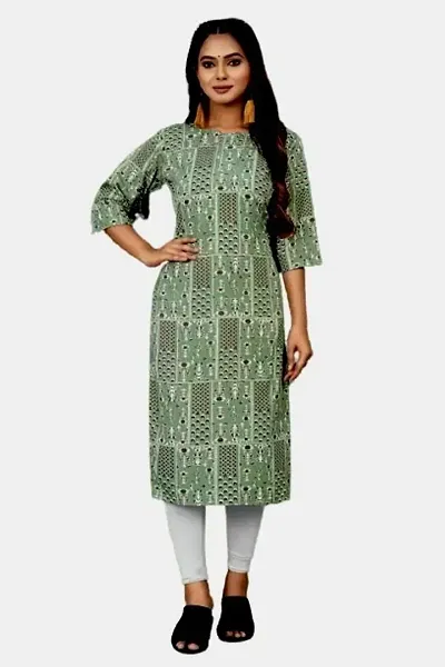 Stylish Crepe Kurta For Women Single Pack