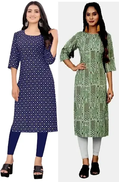 Stylish Crepe Kurtis