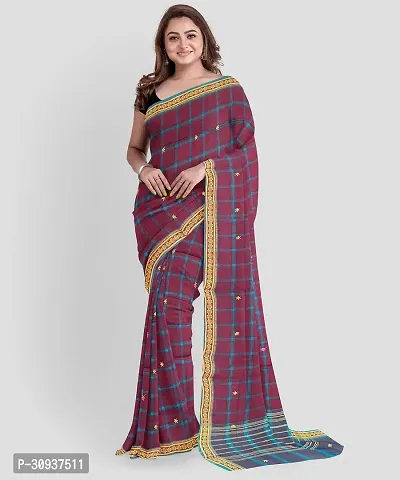 Stylish Cotton Multicoloured Printed Saree without Blouse piece-thumb0