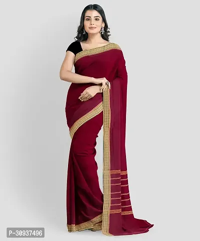 Stylish Cotton Peach Printed Saree without Blouse piece