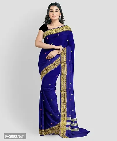 Stylish Cotton Multicoloured Printed Saree without Blouse piece