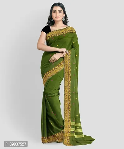 Stylish Cotton Multicoloured Printed Saree without Blouse piece-thumb0