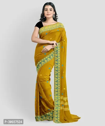 Stylish Cotton Multicoloured Printed Saree without Blouse piece