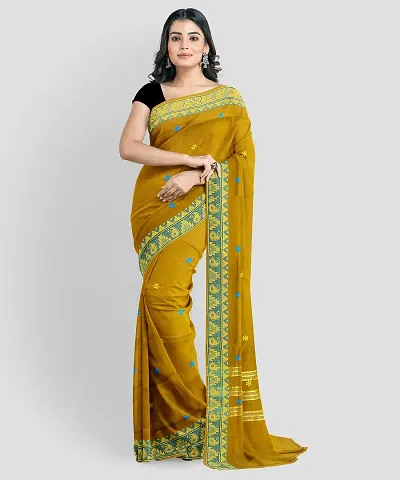 Beautiful Blend Saree With Blouse Piece