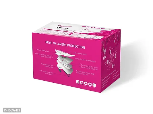 Reyo anion sanitary napkins - Maxi(330mm) - 08 Pieces/Pack - Pack of 03-thumb3