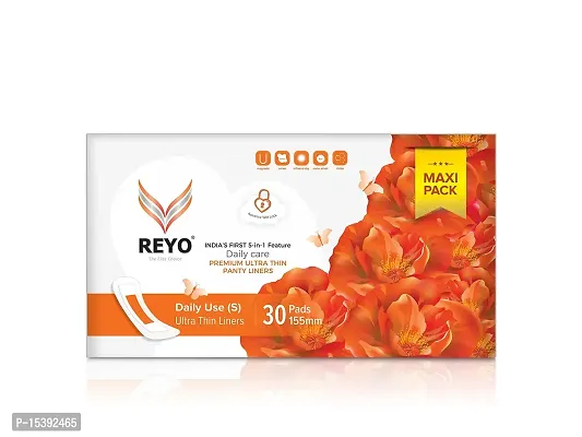 Reyo Anion sanitary napkins - 155mm(30 Pieces) - Pack 0f 03