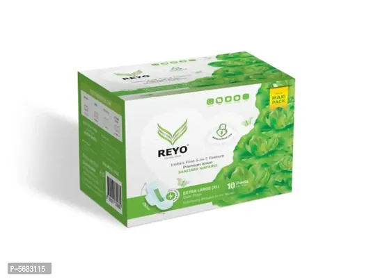 Reyo Anion Sanitary Napkin (Saver-290mm(10Pads)_XL-Size) For Stress Free Periods-thumb2