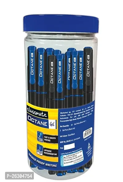 Stylish Classmate Octane Gel Pen Pack Of 25 + 10 Gel Refill Free-thumb0