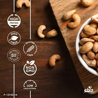 eBiz 100% Natural Premium 400g Whole Cashews | Whole Crunchy Cashew | Premium Kaju nuts | Nutritious & Delicious | Dry Fruits Nuts | Source of Minerals & Vitamins (400 g)-thumb3