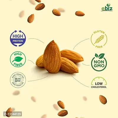 eBiz California Badam | California Almonds?| Raw Californian Almonds?(200 g)-thumb3