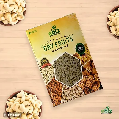 EBIZ Mix Nuts Combo Pack of Kaju/Badam 250g California Almonds & Cashew Nuts | Kaju 250 gms Each Total (500g)-thumb3