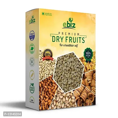 eBiz 100% Natural Premium 400g Whole Cashews | Whole Crunchy Cashew | Premium Kaju nuts | Nutritious & Delicious | Dry Fruits Nuts | Source of Minerals & Vitamins (400 g)