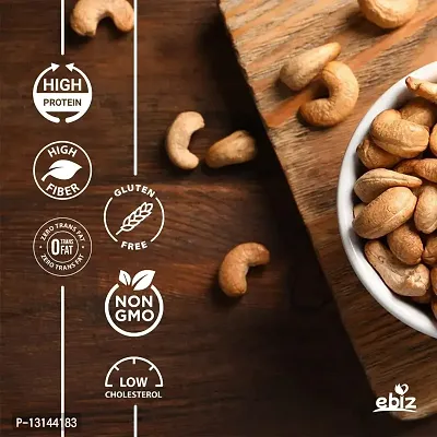 eBiz 100% Natural Premium 250g Whole Cashews | Whole Crunchy Cashew | Premium Kaju nuts | Nutritious & Delicious | Dry Fruits Nuts | Source of Minerals & Vitamins (250 g)-thumb3