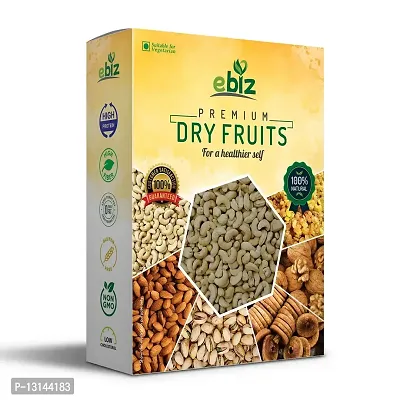 eBiz 100% Natural Premium 250g Whole Cashews | Whole Crunchy Cashew | Premium Kaju nuts | Nutritious & Delicious | Dry Fruits Nuts | Source of Minerals & Vitamins (250 g)