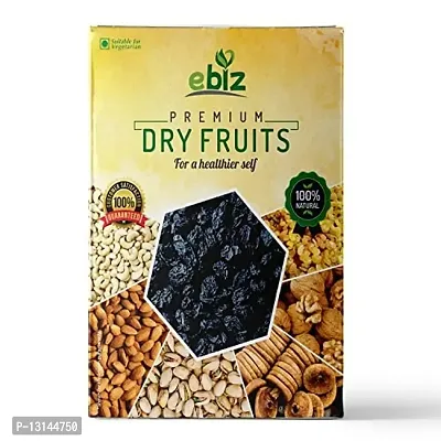 eBiz Premium Afghani Fresh Seedless Black Raisins Raisins | Dry Grapes Kali Kismish | Healthy Routine Diet Kaali Dakh (400g)-thumb0