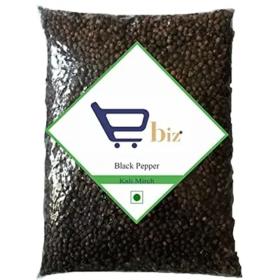 eBiz Organic Black Pepper Whole 200g | 100% Pure Black Pepper Seeds | Sabut Kali Mirch?(200 g)