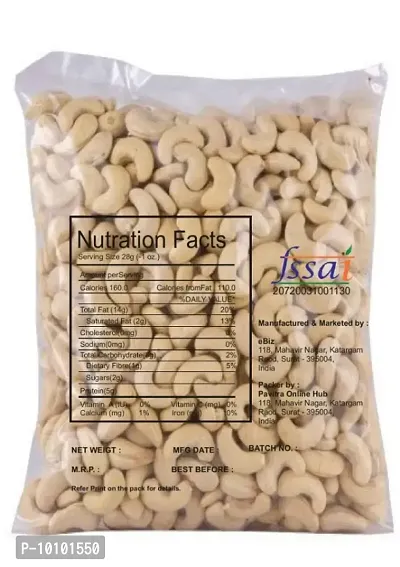 eBiz High quality and high protein healthy and natural crunchy cashews nut kaju  (100 g)-thumb4
