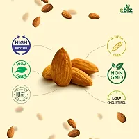 eBiz High quality and high protein healthy and natural California Almond Badam 100g-thumb1