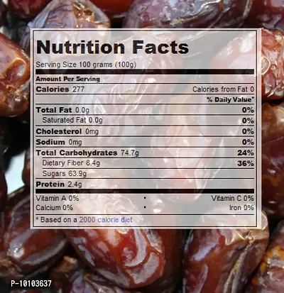 eBiz Seeds Dates 200g Pin Khajur Arabian Dates, Dates Dry Fruit Khajur 200g-thumb4