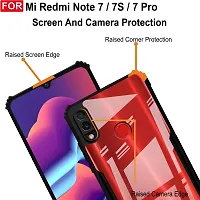 Pinkcity Back Cover for Mi Redmi Note 7, Mi Redmi Note 7s, Mi Redmi Note 7 Pro (Black, Dual Protection, Silicon, Pack of: 1)-thumb1