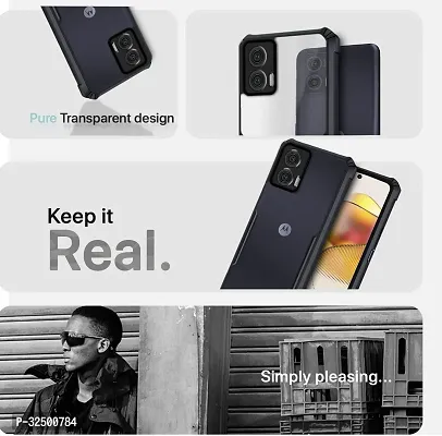 Stylish Silicon Back Case Cover for Motorola Moto G34 5G-thumb3