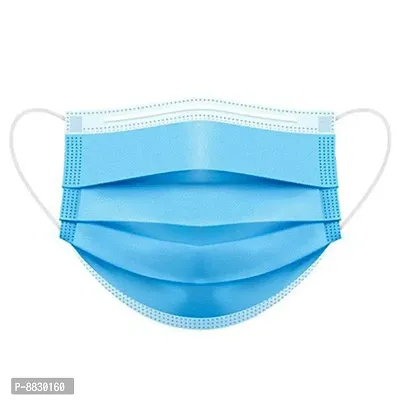 7Shield Blue Surgical mask with Comfortable elastic ear loops(100 pc)-thumb0