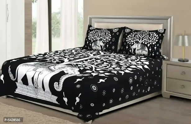 Cotton Bedsheet with 2 Pillowcover