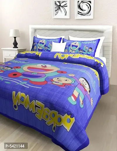 Cotton Bedsheet with 2 Pillowcover