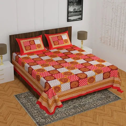 Cotton Queen Size Bedsheets 92*82 Inch
