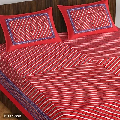 Cotton Bedsheet with 2 Pillowcover