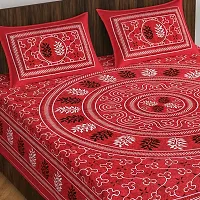 Cotton Bedsheet with 2 Pillowcover-thumb1