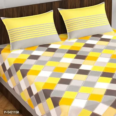 Cotton Bedsheet with 2 Pillowcover-thumb3